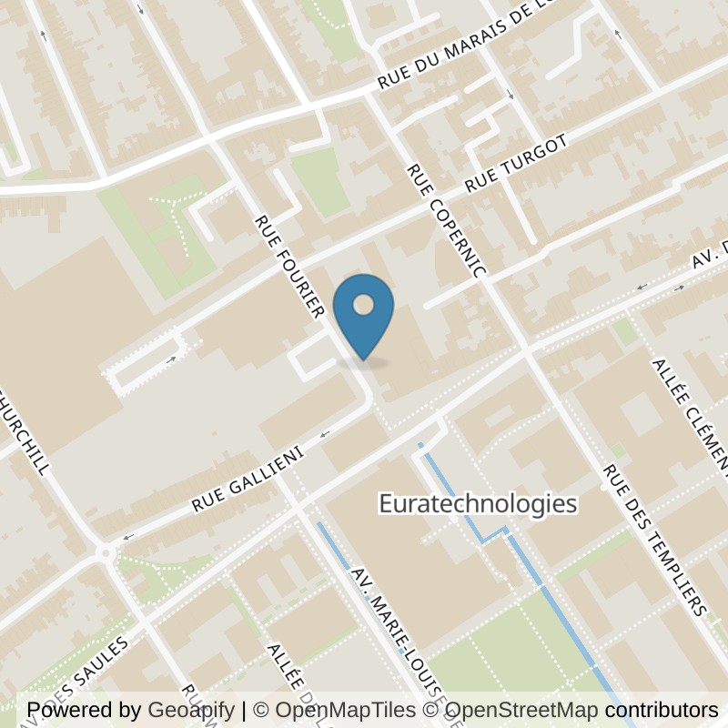 Map: location of Basic-Fit Lille Rue Fourier 4 in Lille