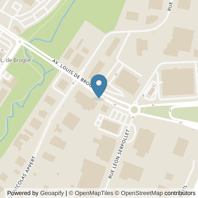 Map: location of Basic-Fit Limoges Avenue Louis de Broglie in Limoges
