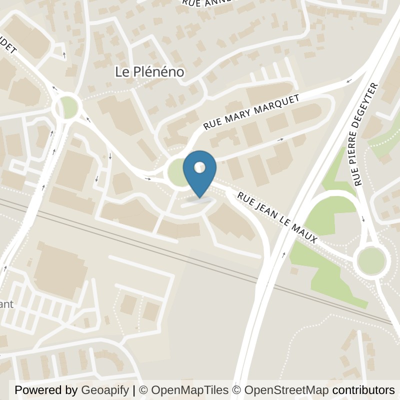 Map: location of Basic-Fit Lorient Rue Georges Brassens 24/7 in Lorient