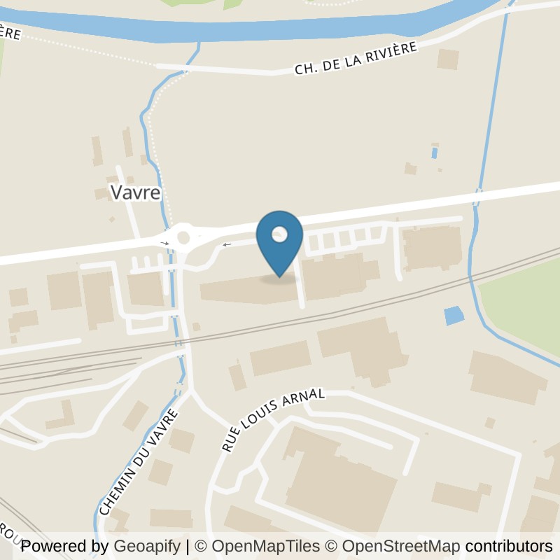 Map: location of Basic-Fit Lozanne Chemin du Vavre 24/7 in Lozanne