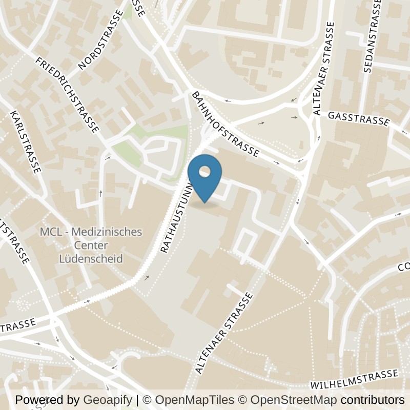 Map: location of Basic-Fit 24/7 in Lüdenscheid