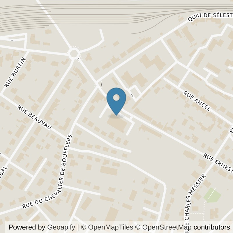 Map: location of Basic-Fit Luneville Rue Ernest Bichat 12 in Luneville