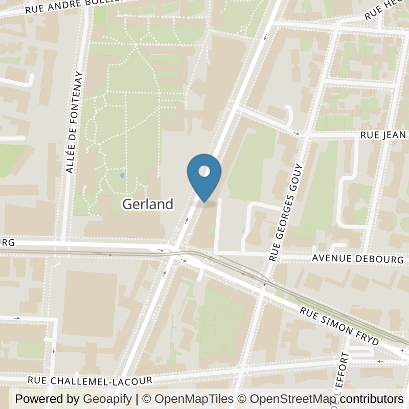 Map: location of Basic-Fit Lyon Avenue Jean Jaurès 255 in Lyon