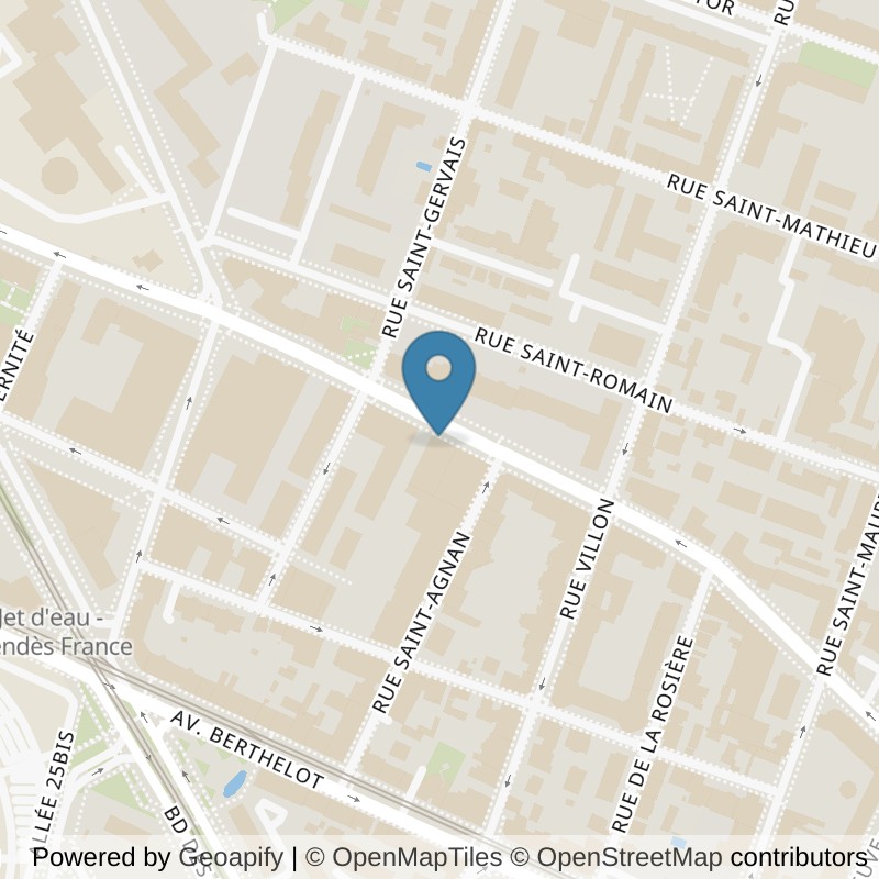 Map: location of Basic-Fit Lyon Rue Marius Berliet 24/7 in Lyon