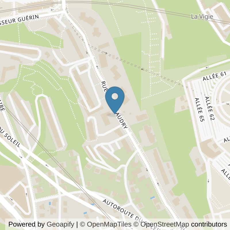 Map: location of Basic-Fit Lyon 54B Rue Pierre Audry in Lyon