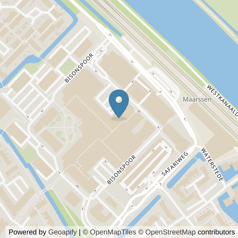 Map: location of Basic-Fit Maarssen Bisonspoor 24/7 in Maarssen