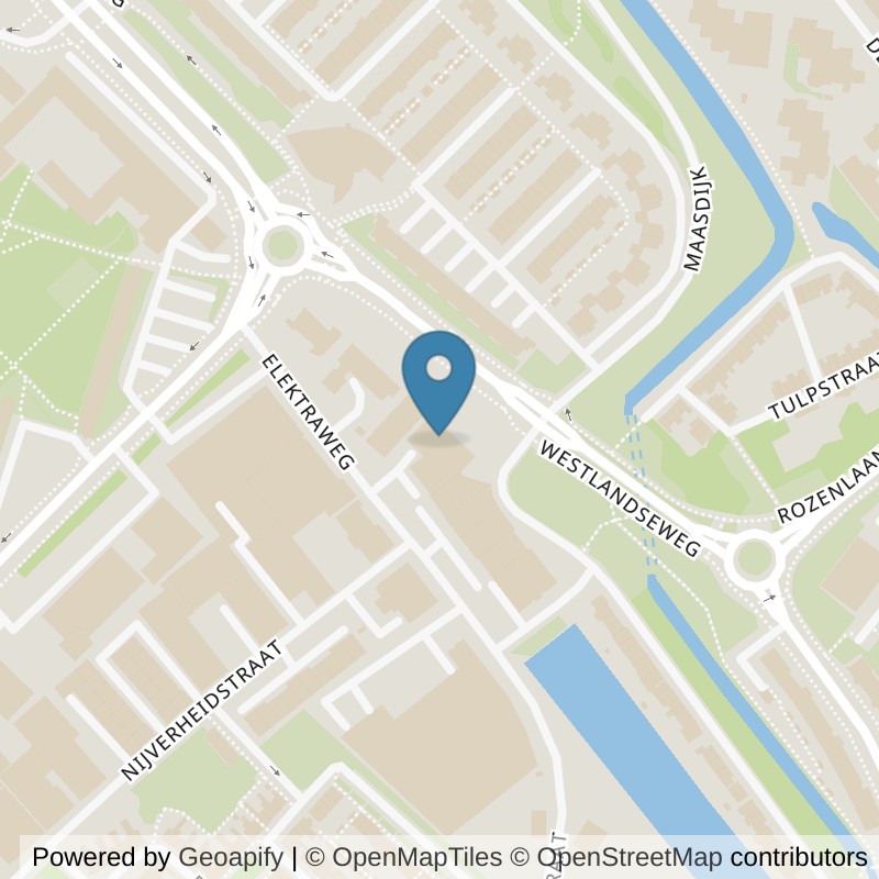 Map: location of Basic-Fit Maassluis Elektraweg 24/7 in Maassluis