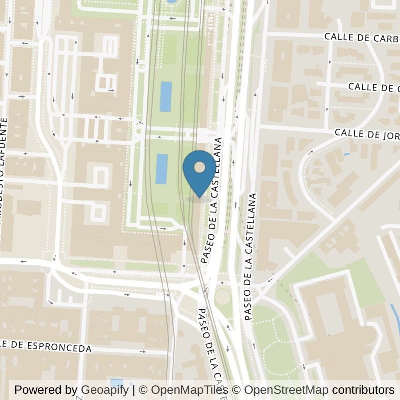 Map: location of Basic-Fit Nuevos Ministerios Madrid in Madrid