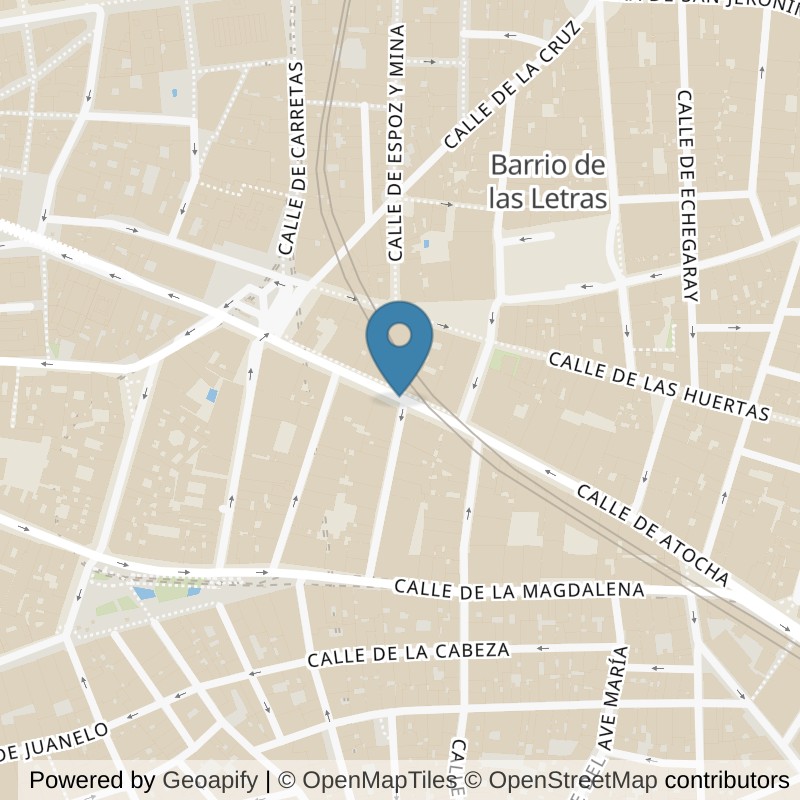 Map: location of Basic-Fit Calle Atocha Madrid in Madrid
