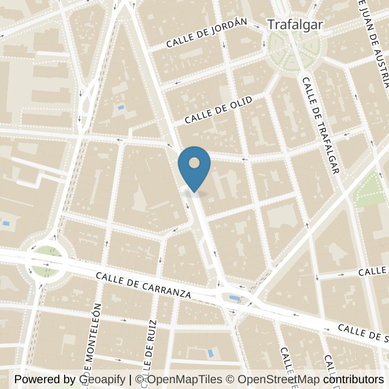 Map: location of Basic-Fit Calle Fuencarral Madrid in Madrid