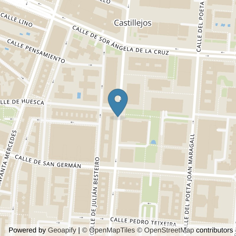 Map: location of Basic-Fit Calle Orense Madrid in Madrid