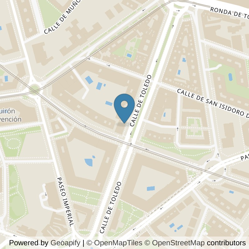 Map: location of Basic-Fit Calle Toledo Madrid in Madrid
