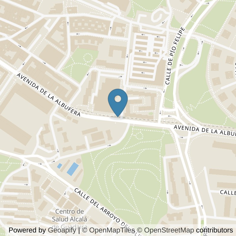 Map: location of Basic-Fit CC Albufera Madrid in Madrid