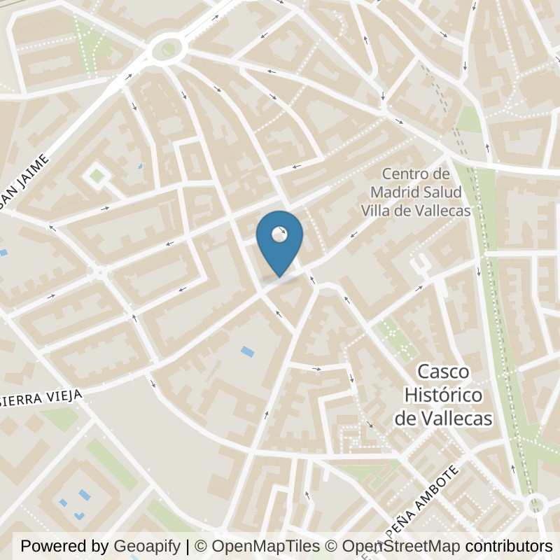 Map: location of Basic-Fit Mercado Villa de Vallecas Madrid in Madrid
