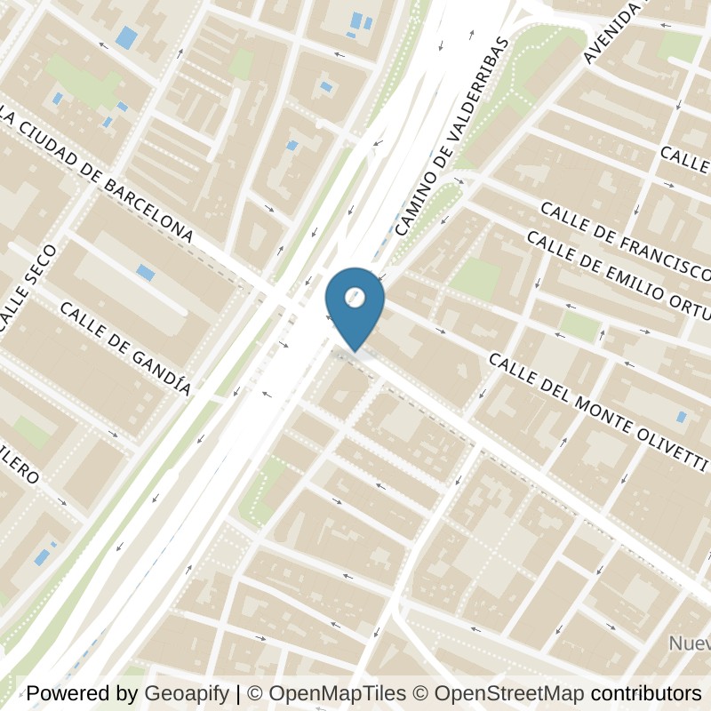 Map: location of Basic-Fit Puente de Vallecas Madrid in Madrid