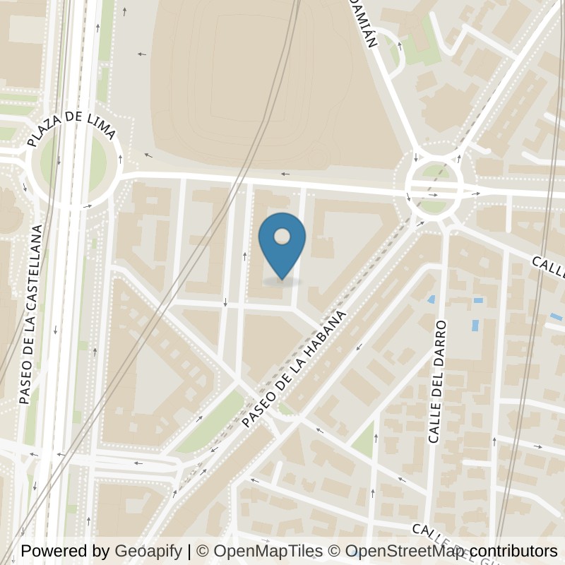 Map: location of Basic-Fit Santo Domingo de Silos Madrid in Madrid