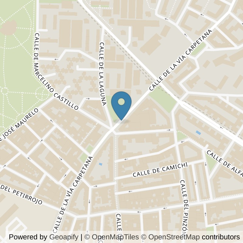 Map: location of Basic-Fit Vía Carpetana Madrid in Madrid