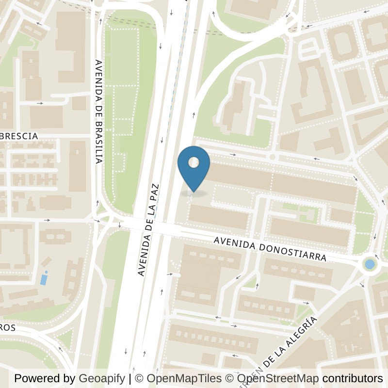 Map: location of Basic-Fit C/ Virgen de la Paz, 22 Madrid in Madrid