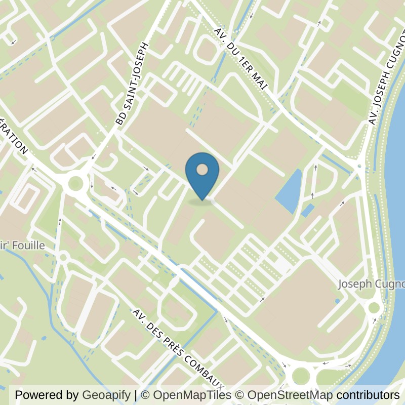 Map: location of Basic-Fit Manosque Boulevard Saint-Joseph 24/7 in Manosque