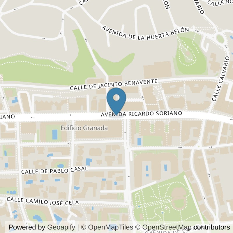 Map: location of Basic-Fit Avenida Ricardo Soriano 39 Marbella in Marbella