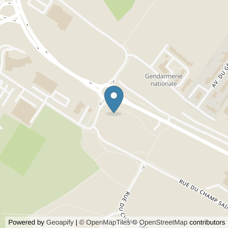 Map: location of Basic-Fit Marconne Parc du Champ Sainte Marie in Marconne