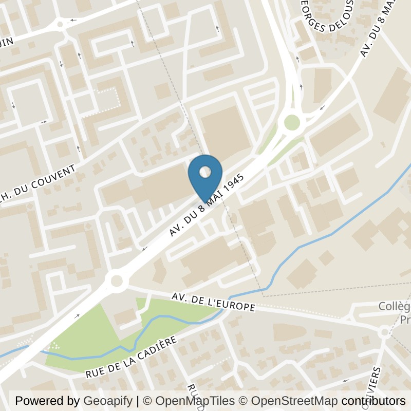 Map: location of Basic-Fit Marignane Avenue du 8 Mai 1945 24/7 in Marignane