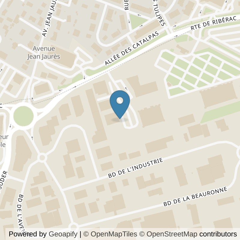 Map: location of Basic-Fit Marsac-sur-l’Isle rue de la Borderie 24/7 in Marsac-sur-l’Isle