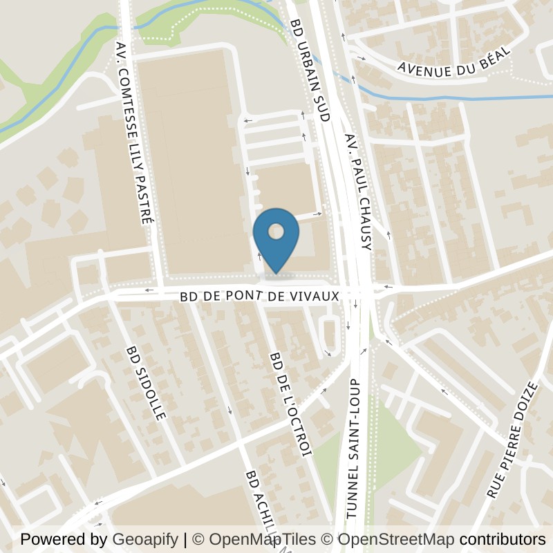 Map: location of Basic-Fit Marseille Boulevard de Pont de Vivaux 167 in Marseille