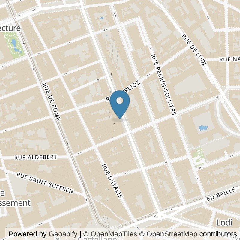 Map: location of Basic-Fit Marseille Cours Lieutaud in Marseille