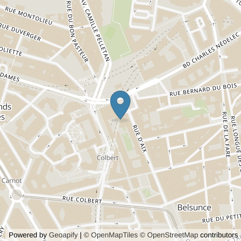 Map: location of Basic-Fit Marseille Rue Lucien Gaillard Ladies in Marseille
