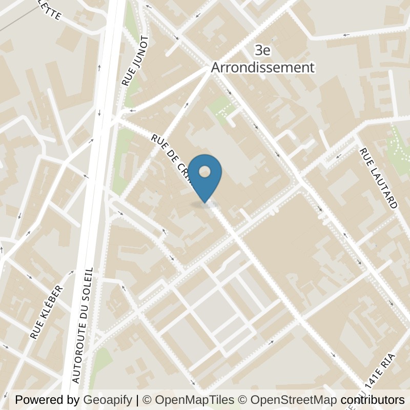Map: location of Basic-Fit Marseille Rue de la Crimée 147 in Marseille