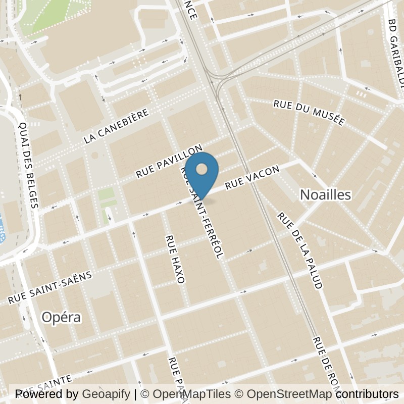 Map: location of Basic-Fit Marseille 19-21 Rue Saint-Ferréol in Marseille