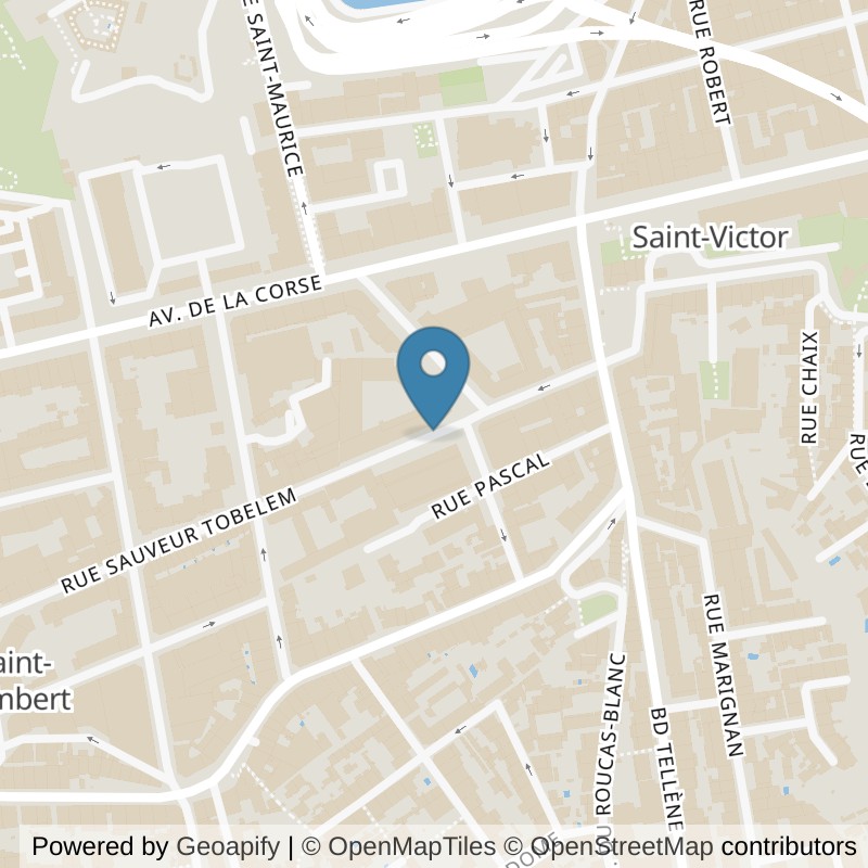 Map: location of Basic-Fit Marseille Rue Sauveur Tobelem in Marseille