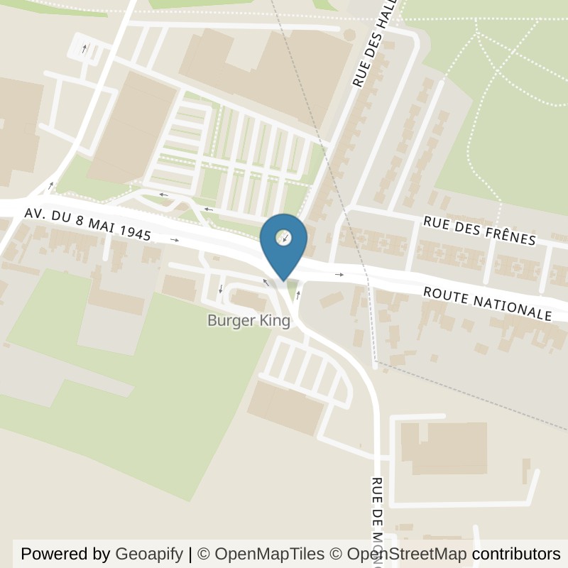 Map: location of Basic-Fit Masny Rue de Monchecourt in Masny