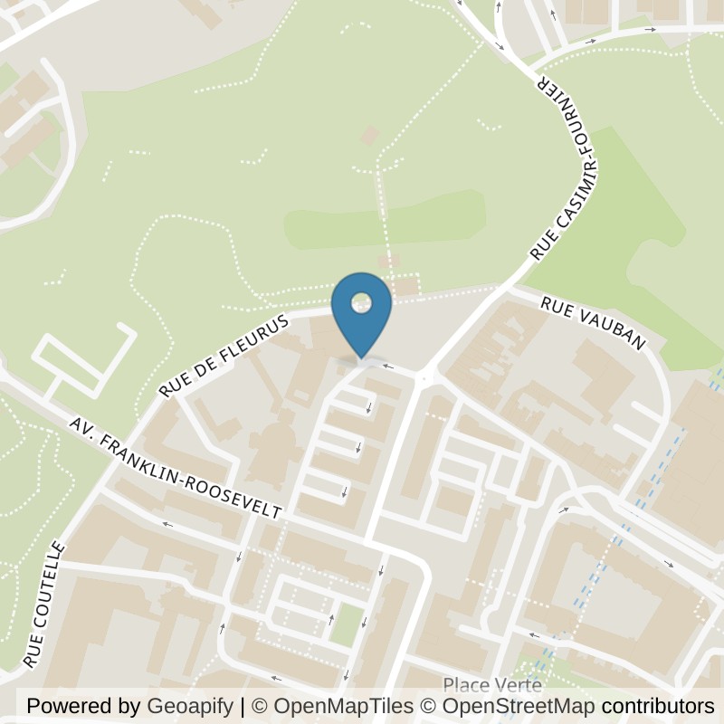 Map: location of Basic-Fit Maubeuge Place Vauban in Maubeuge