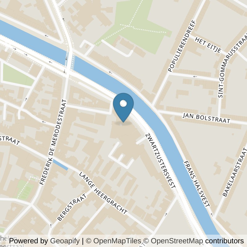 Map: location of Basic-Fit Mechelen Zwartzustersvest Ladies in Mechelen