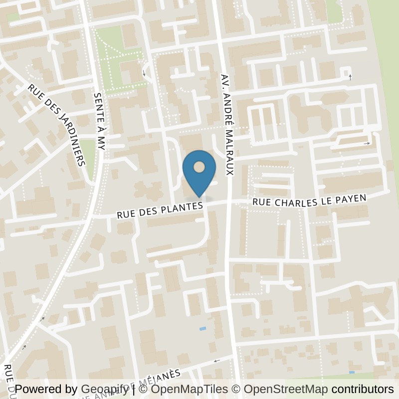 Map: location of Basic-Fit Metz Rue des Plantes in Metz