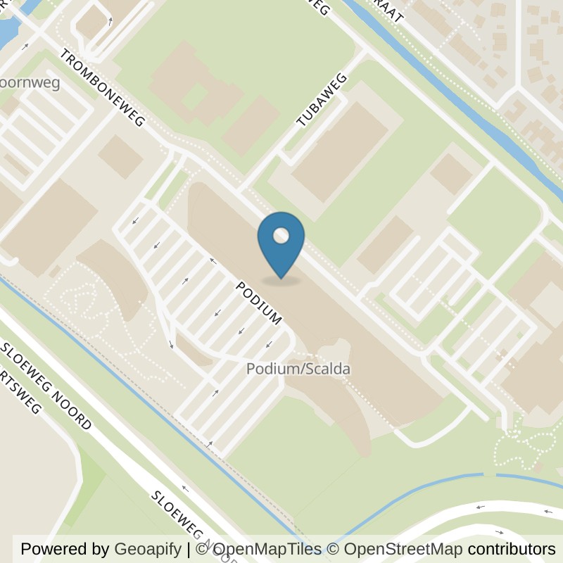 Map: location of Basic-Fit Middelburg Podium 24/7 in Middelburg