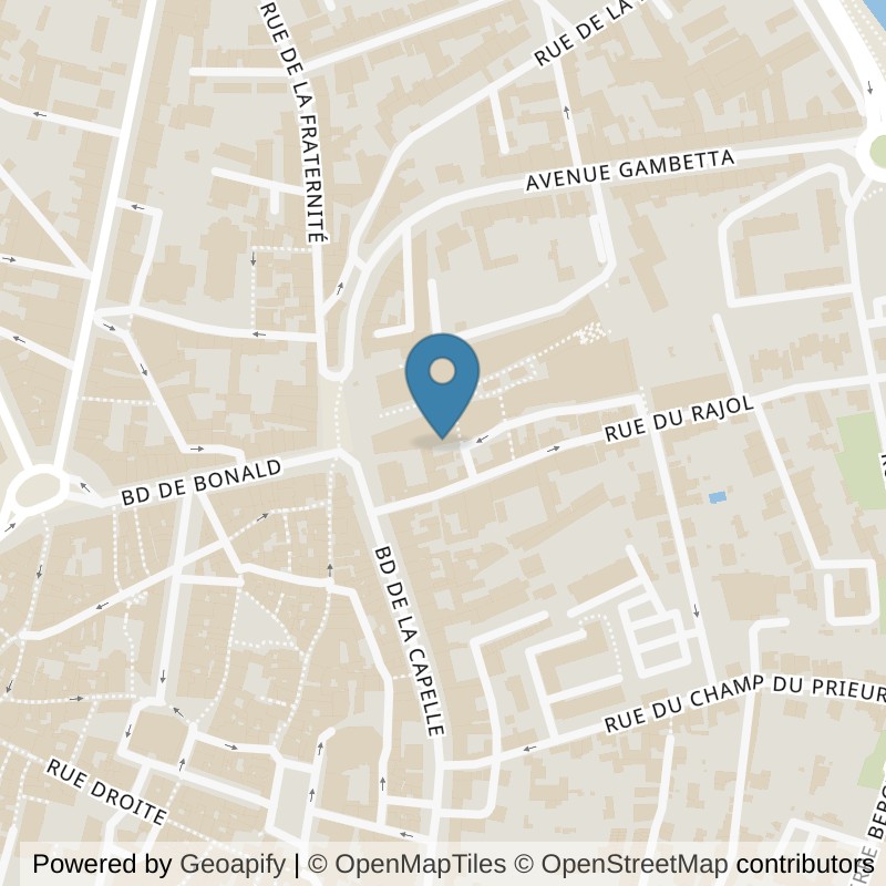 Map: location of Basic-Fit MILLAU Place de la Capelle in Millau