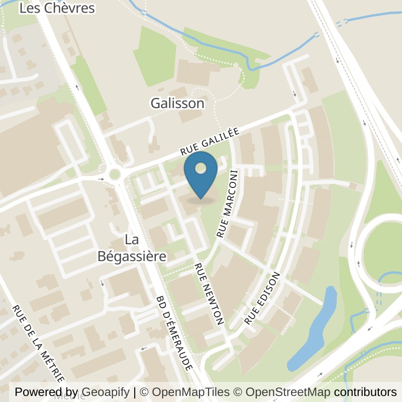 Map: location of Basic-Fit Montgermont Rue Newton in Montgermont