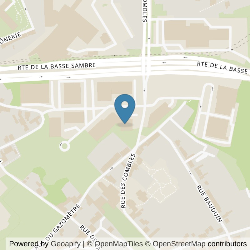 Map: location of Basic-Fit Montignies-Sur-Sambre Perseverance 24/7 in Montignies-sur-Sambre