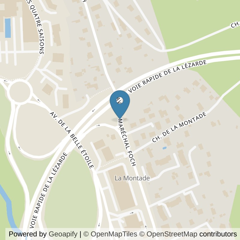 Map: location of Basic-Fit Montivilliers Avenue Maréchal Foch in Montivilliers