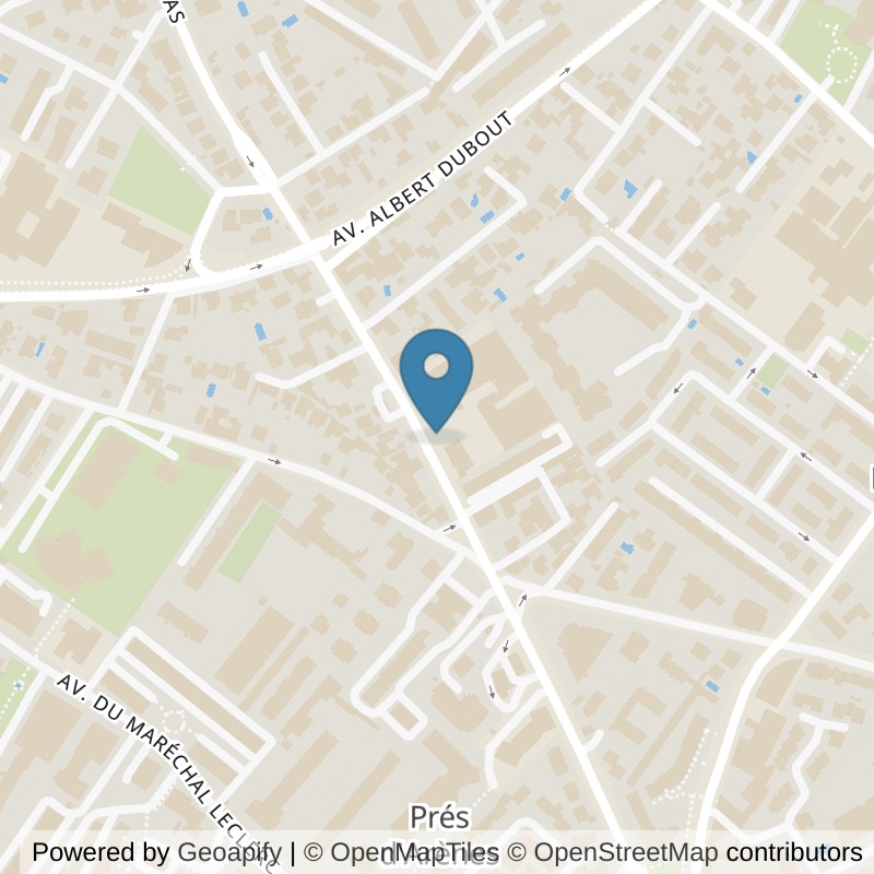 Map: location of Basic-Fit Montpellier Avenue de Palavas in Montpellier