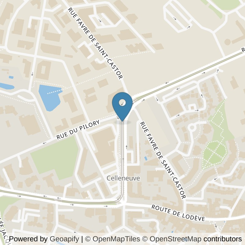 Map: location of Basic-Fit Montpellier Rue Lejzer Zamenhof Ladies in Montpellier