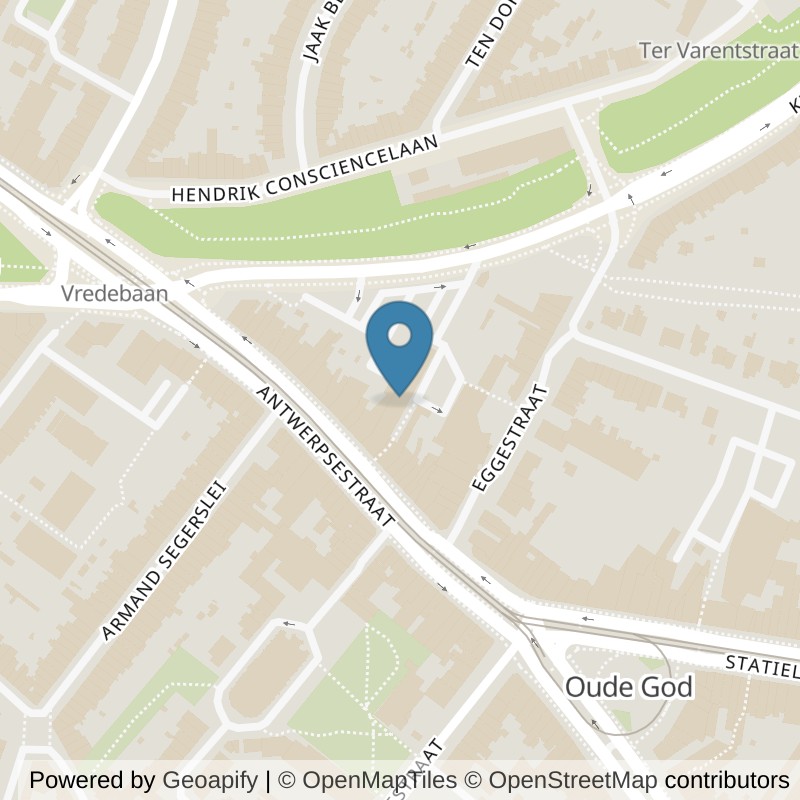 Map: location of Basic-Fit Mortsel Antwerpsestraat 24/7 in Mortsel