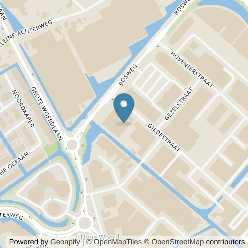 Map: location of Basic-Fit Naaldwijk Gildestraat 24/7 in Naaldwijk