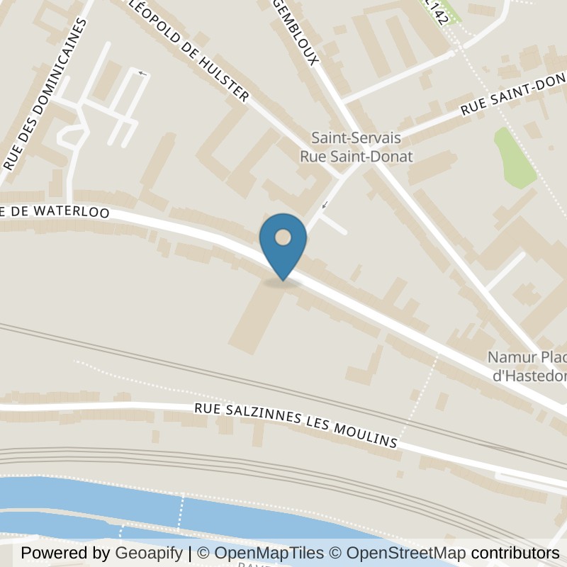 Map: location of Basic-Fit Namur Chaussee de Waterloo 24/7 in Namen