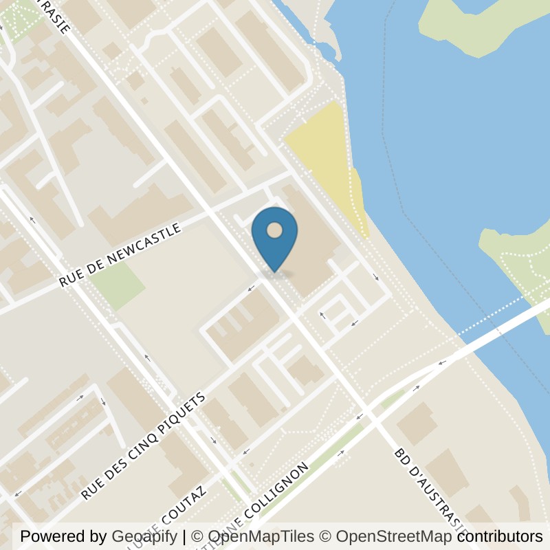 Map: location of Basic-Fit Nancy Boulevard d’Austrasie ZAC des Rives de Meurthe 24/7 in Nancy