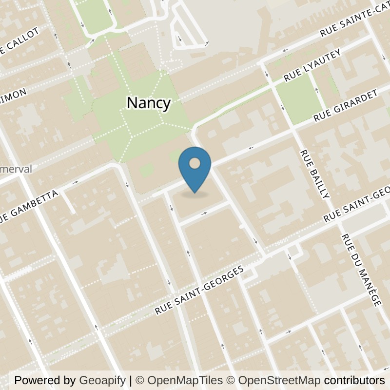 Map: location of Basic-Fit Nancy Rue Pierre Fourier in Nancy