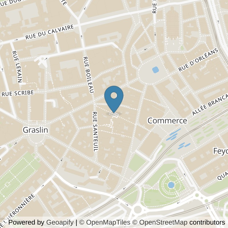 Map: location of Basic-Fit Nantes Passage Pommeraye in Nantes